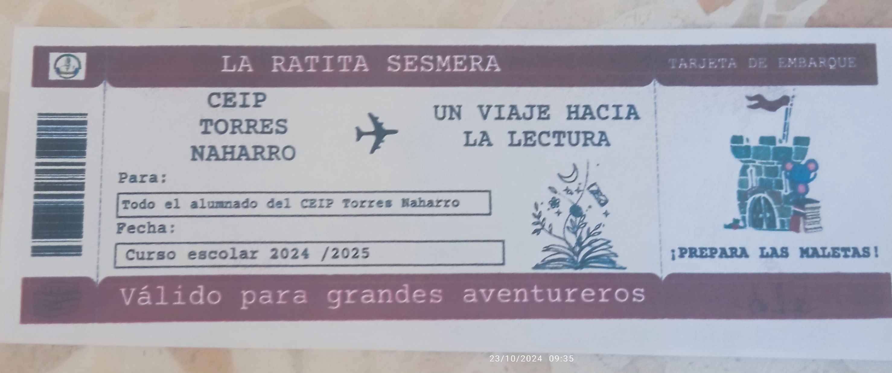 Billete de avión